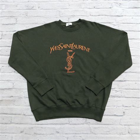 ysl vintage crewneck|Yves Saint Laurent .